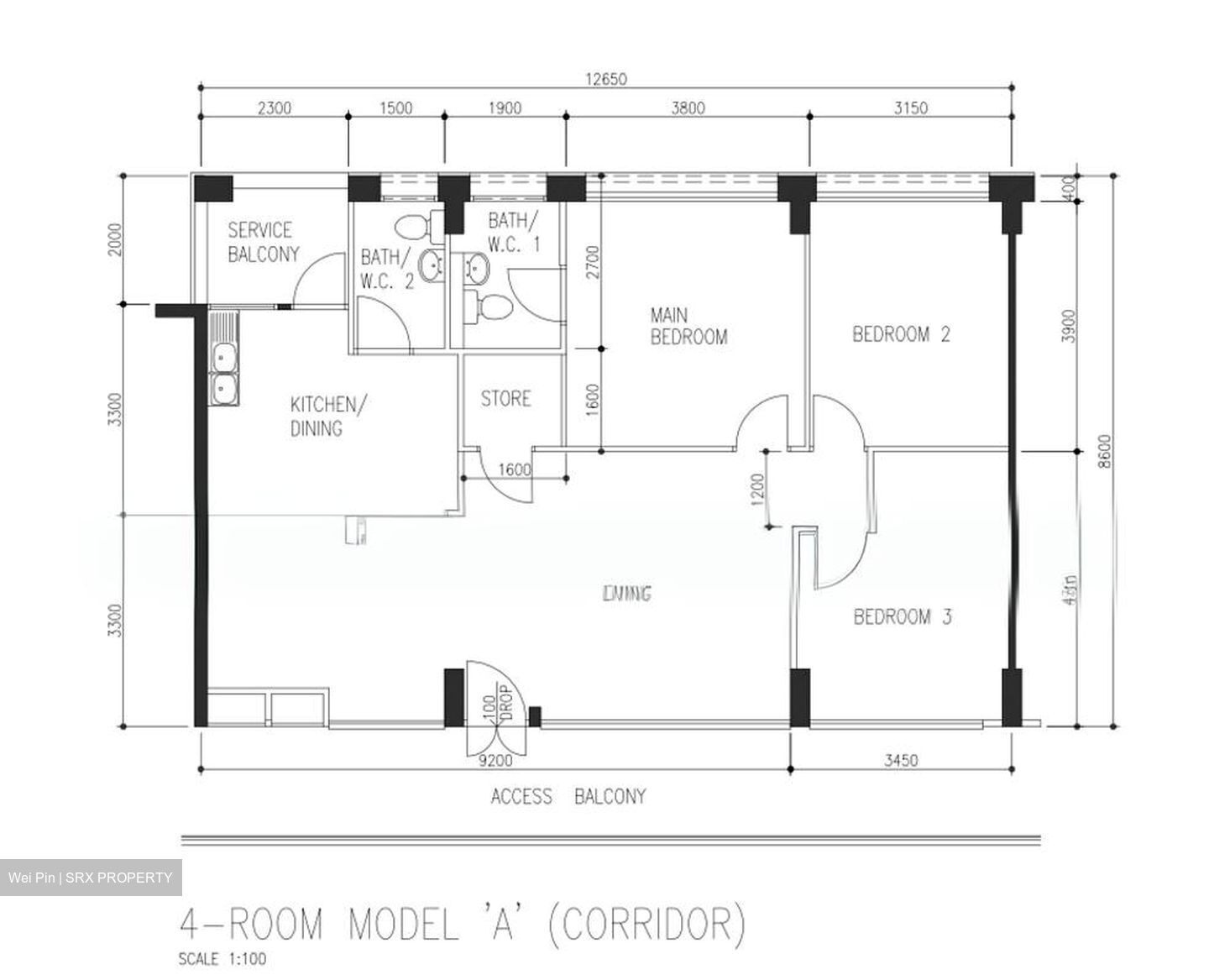 Blk 617 Choa Chu Kang North 7 (Choa Chu Kang), HDB 4 Rooms #561984971